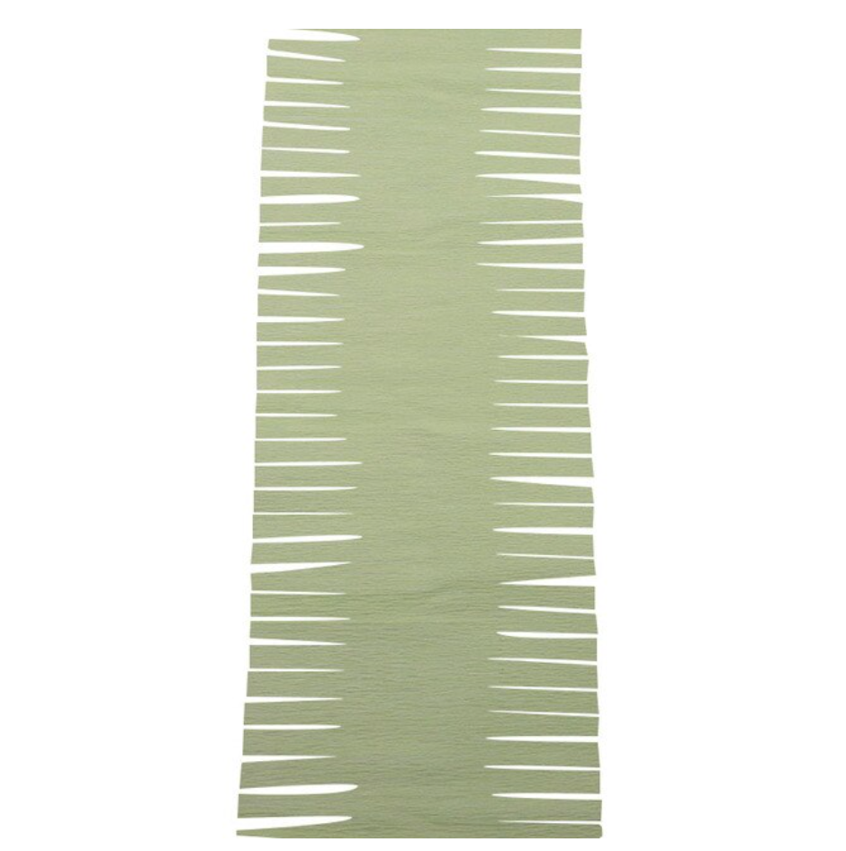 Guirnalda papel espiral verde claro