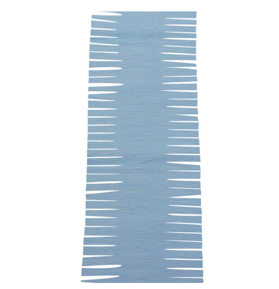 Guirnalda papel espiral celeste claro