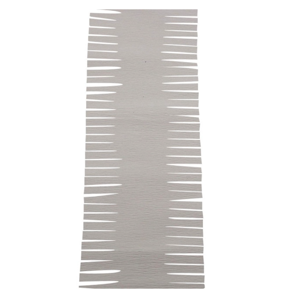 Guirnalda papel espiral blanca