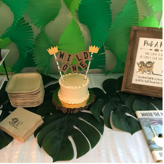 Guirnalda papel espiral verde claro