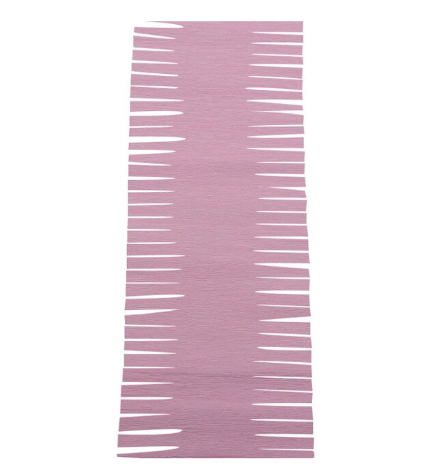 Guirnalda papel espiral rosado
