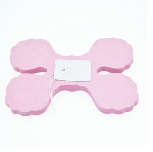 Guirnalda papel volantín tonos rosados