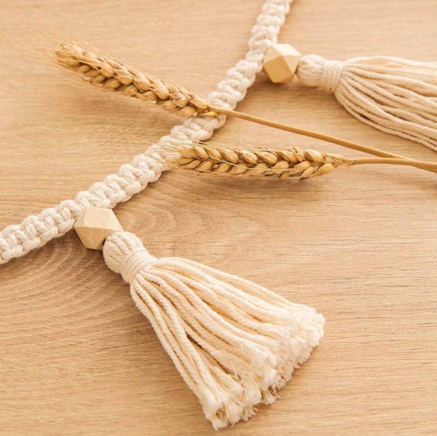 Guirnalda cuerda algodón