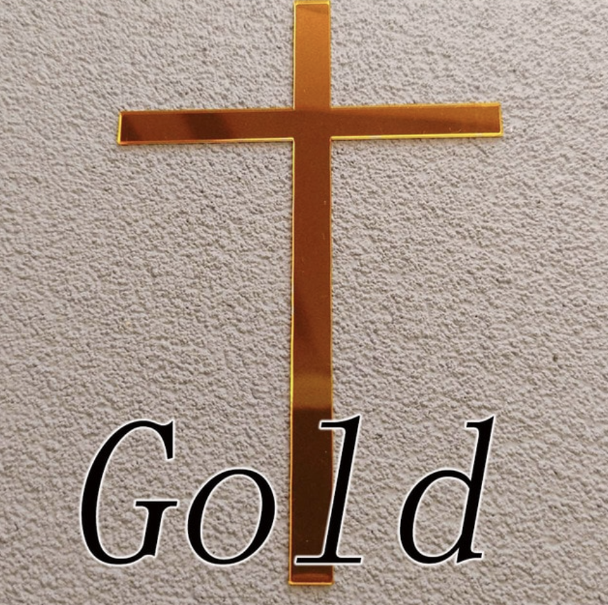 Cruz para decorar torta