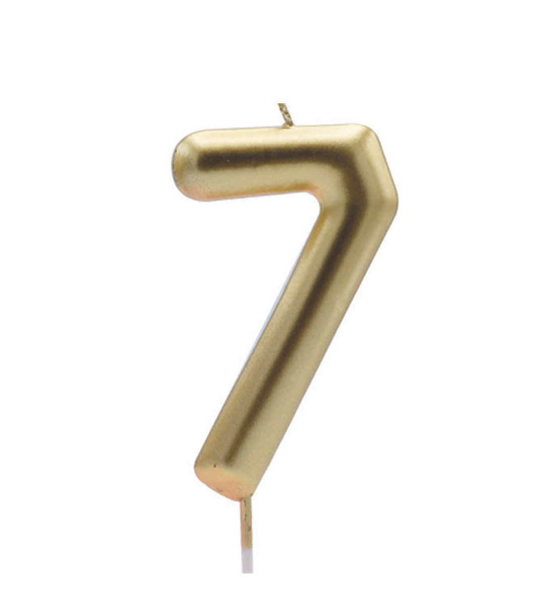 Vela dorada número 7