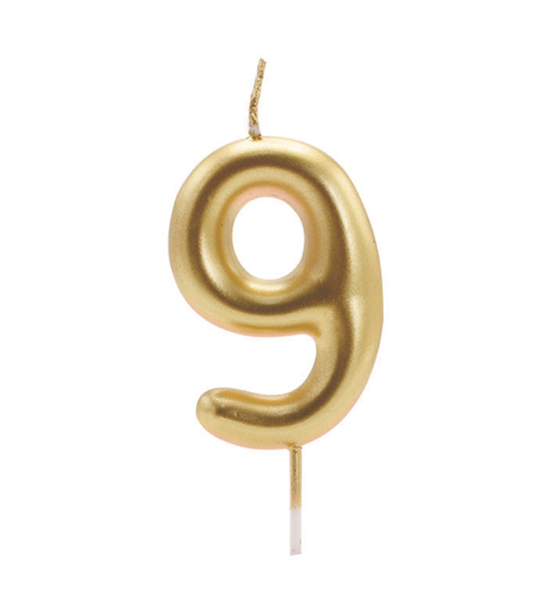 Vela dorada número 9