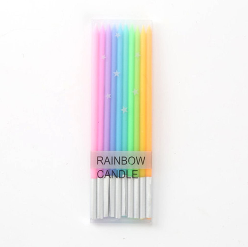 Velas largas rainbow