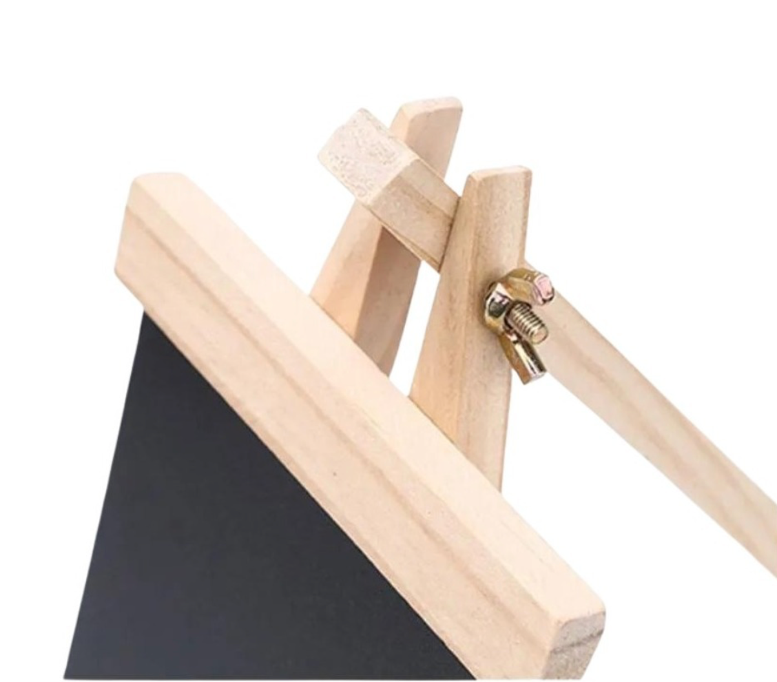 Pizarra de tiza con atril 16x28