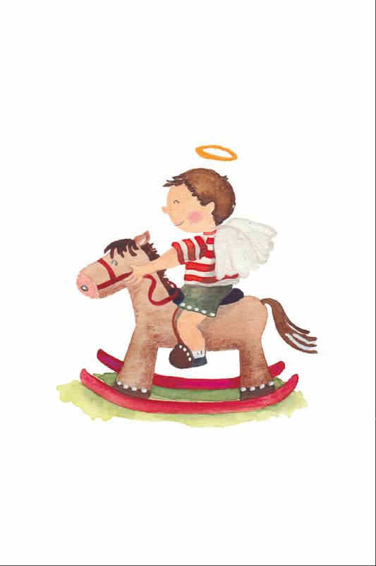 Santito ilustrado por BERNIE Caballito