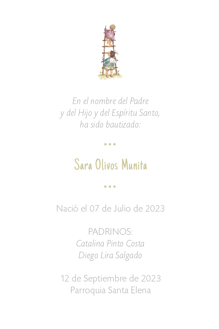 Santito ilustrado por BERNIE Angelitos