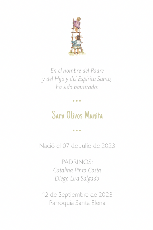 Santito ilustrado por BERNIE Angelitos