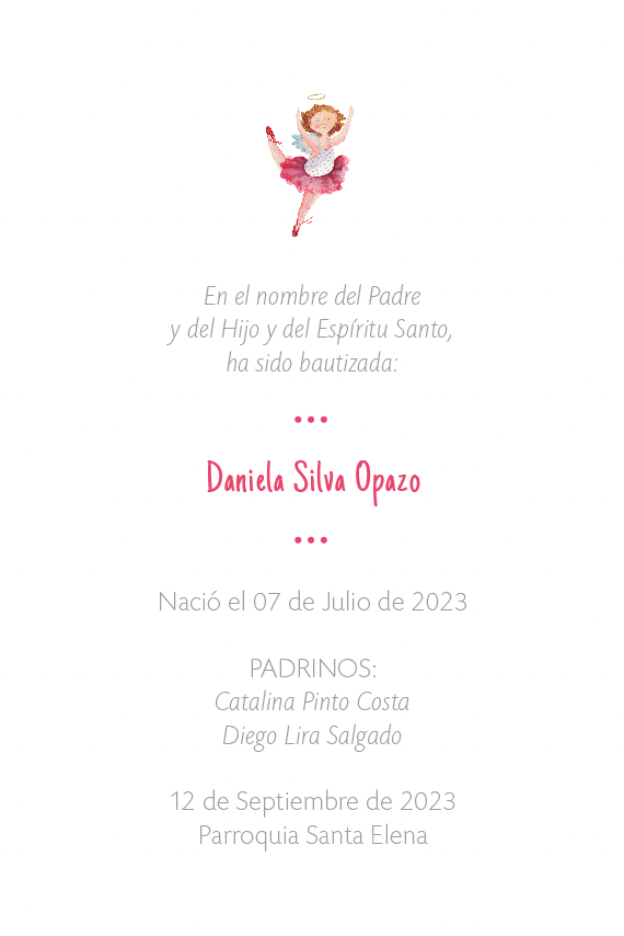 Santito ilustrado por BERNIE bailarina