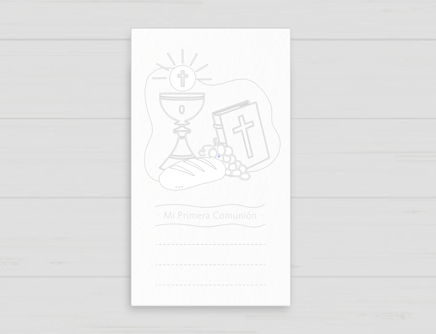 Santitos para pintar Primera Comunión