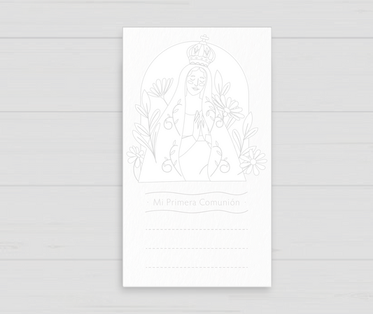 Santitos para pintar Primera Comunión