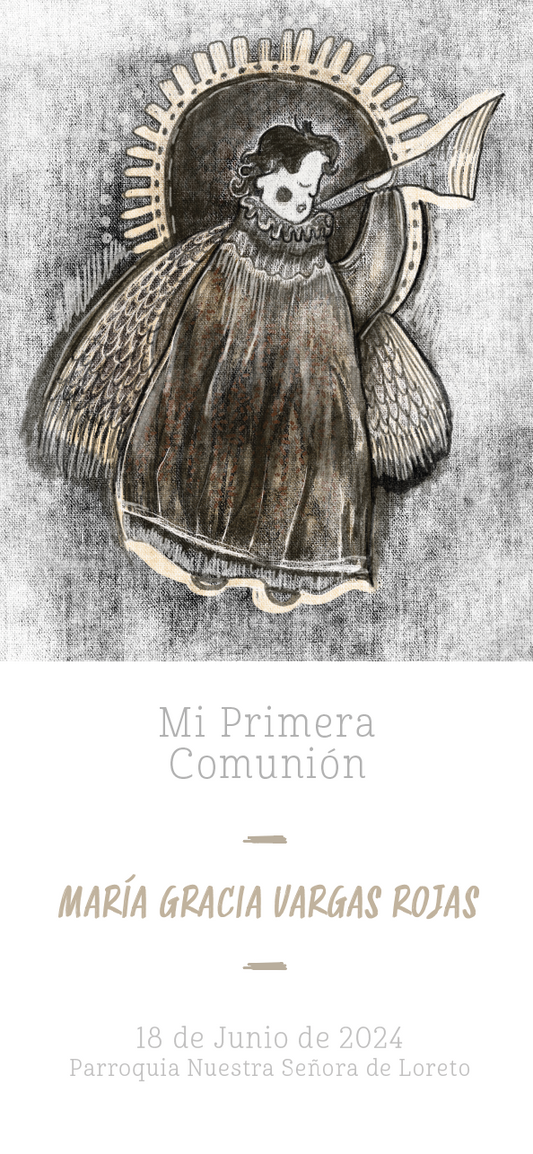 Santito Ángel ilustrado por Rosario Ovalle