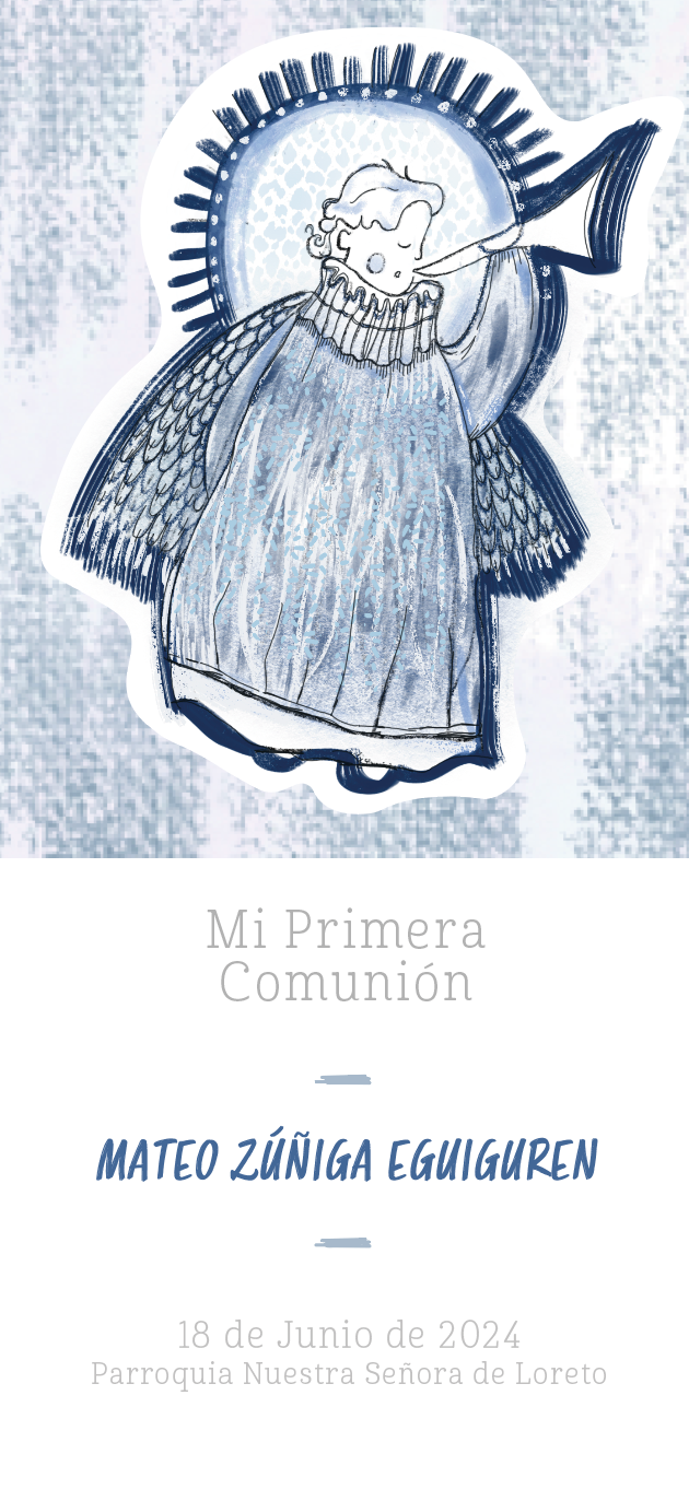 Santito Ángel ilustrado por Rosario Ovalle