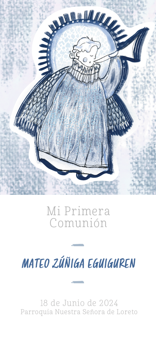 Santito Ángel ilustrado por Rosario Ovalle