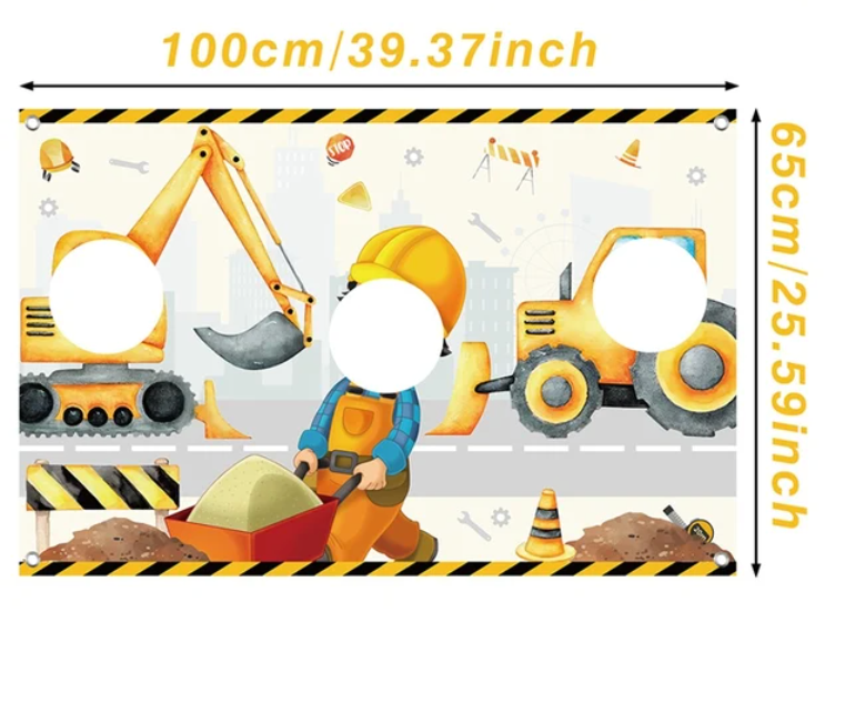 Mural para fotos construcción