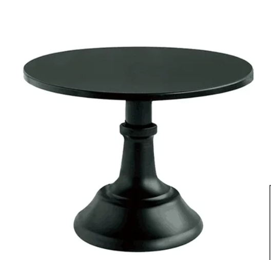 Tortero metálico negro