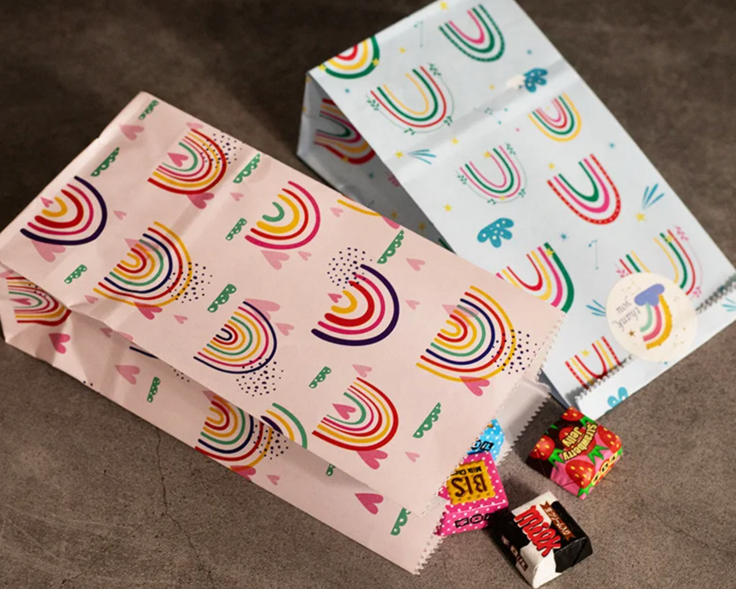 Bolsas sorpresa arcoiris