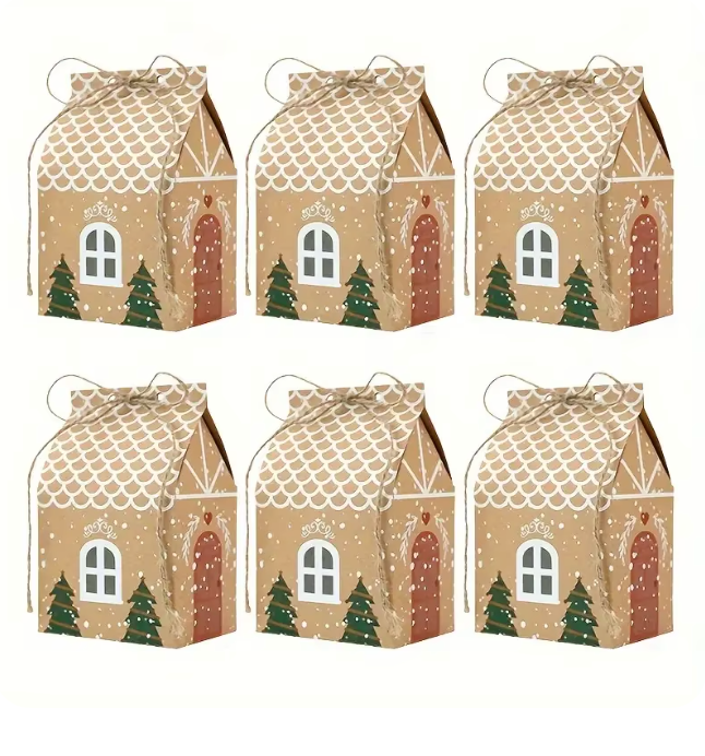 6 casitas navideñas