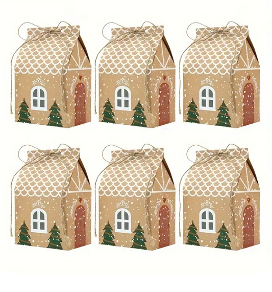 6 casitas navideñas