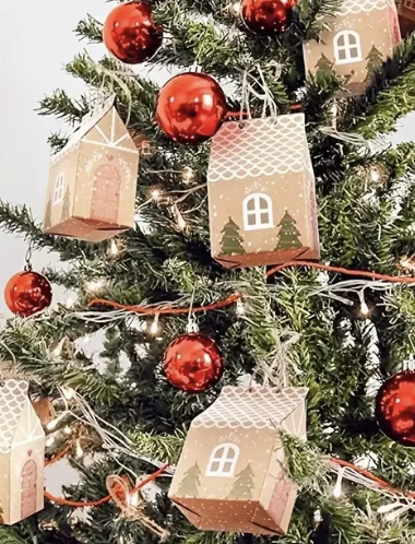 6 casitas navideñas
