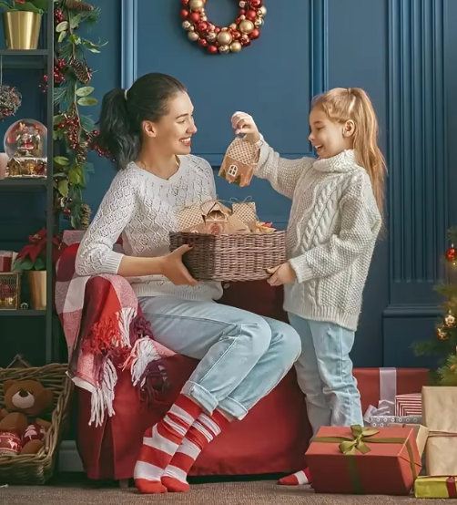 6 casitas navideñas