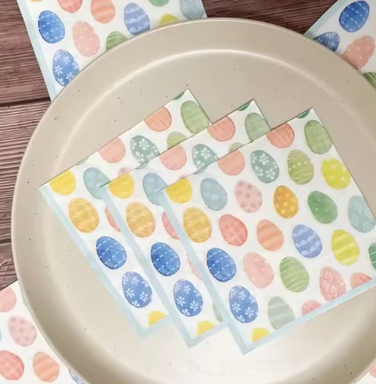 Servilletas huevitos