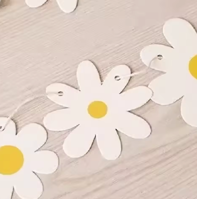 Guirnalda margaritas dinámica