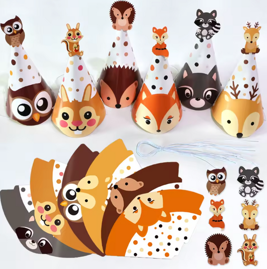Gorros animales del bosque