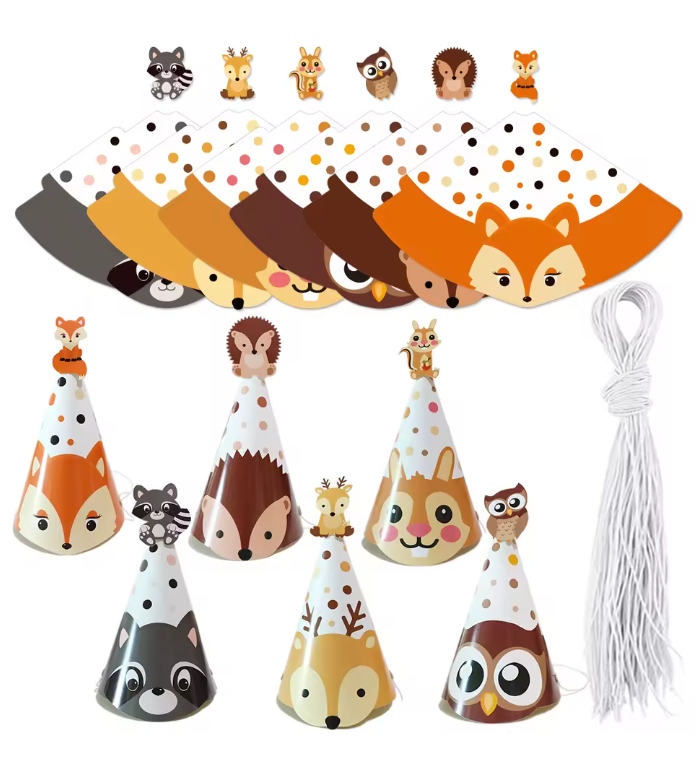 Gorros animales del bosque
