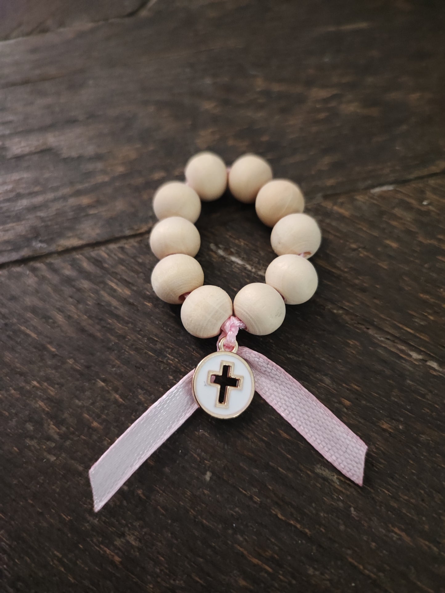 5 Denarios de Madera Rosado