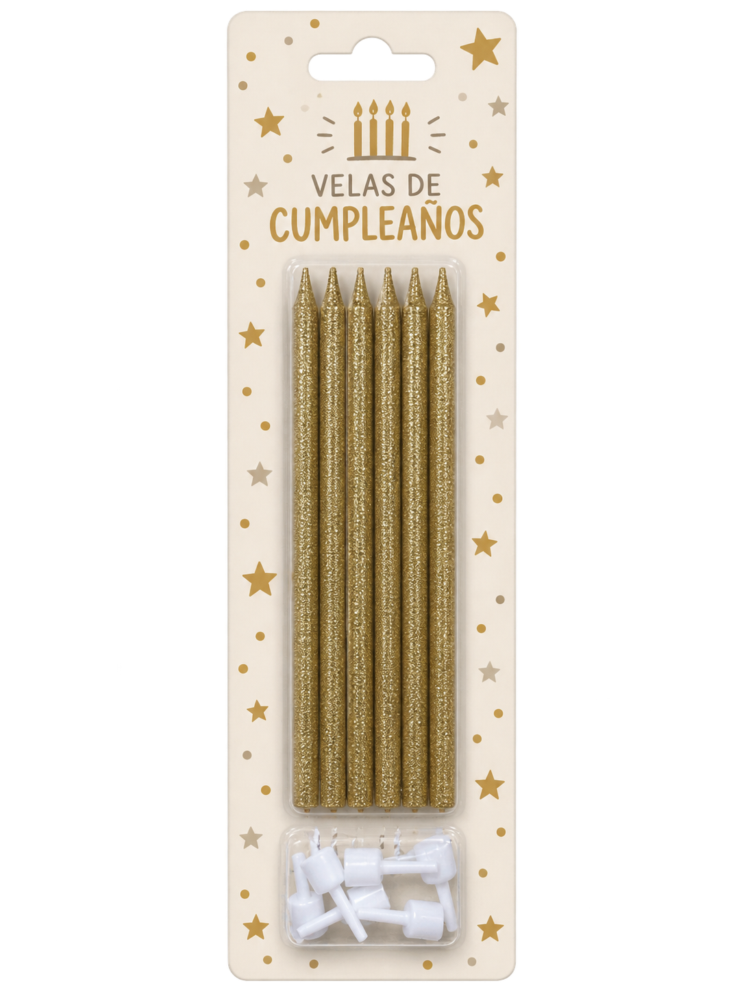 Velas doradas brillo