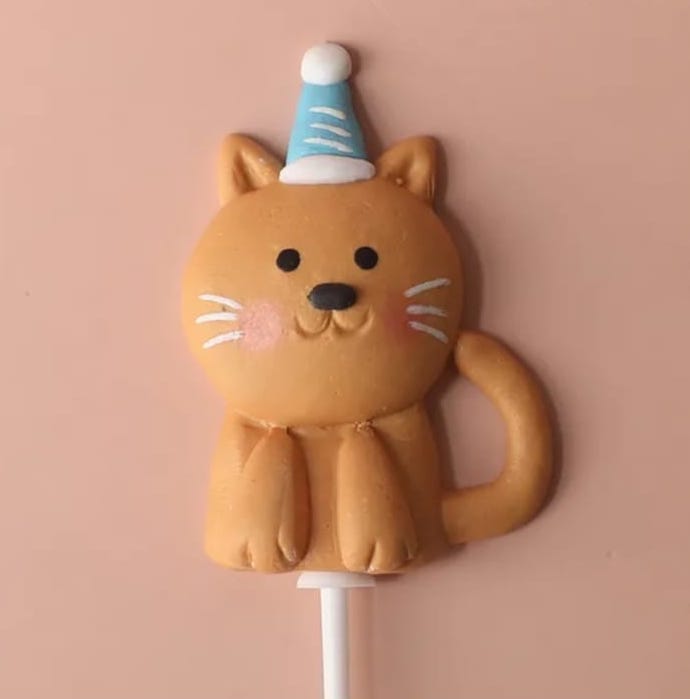 Topper torta gato