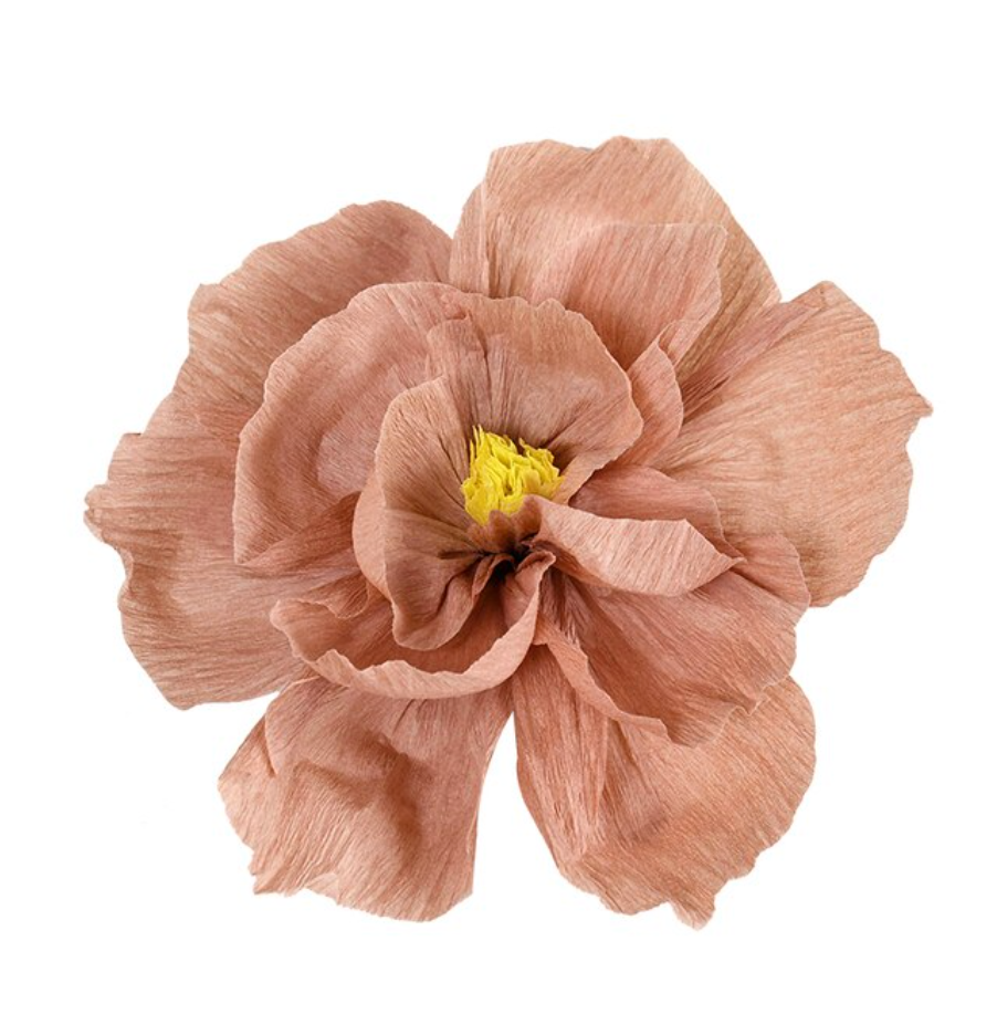 Flores de papel crepé