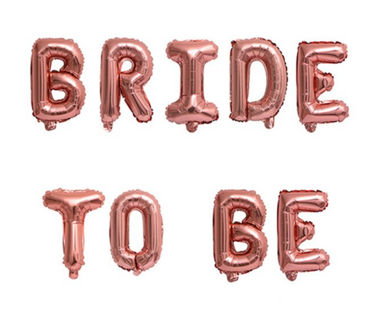 Bride to be letras decorativas