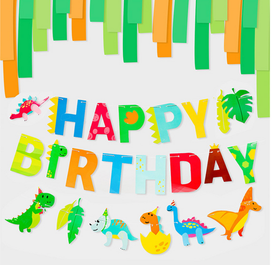 Set cumpleaños dinosaurios