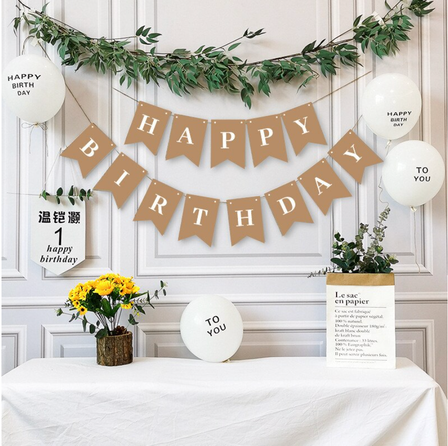 Banderín happy birthday