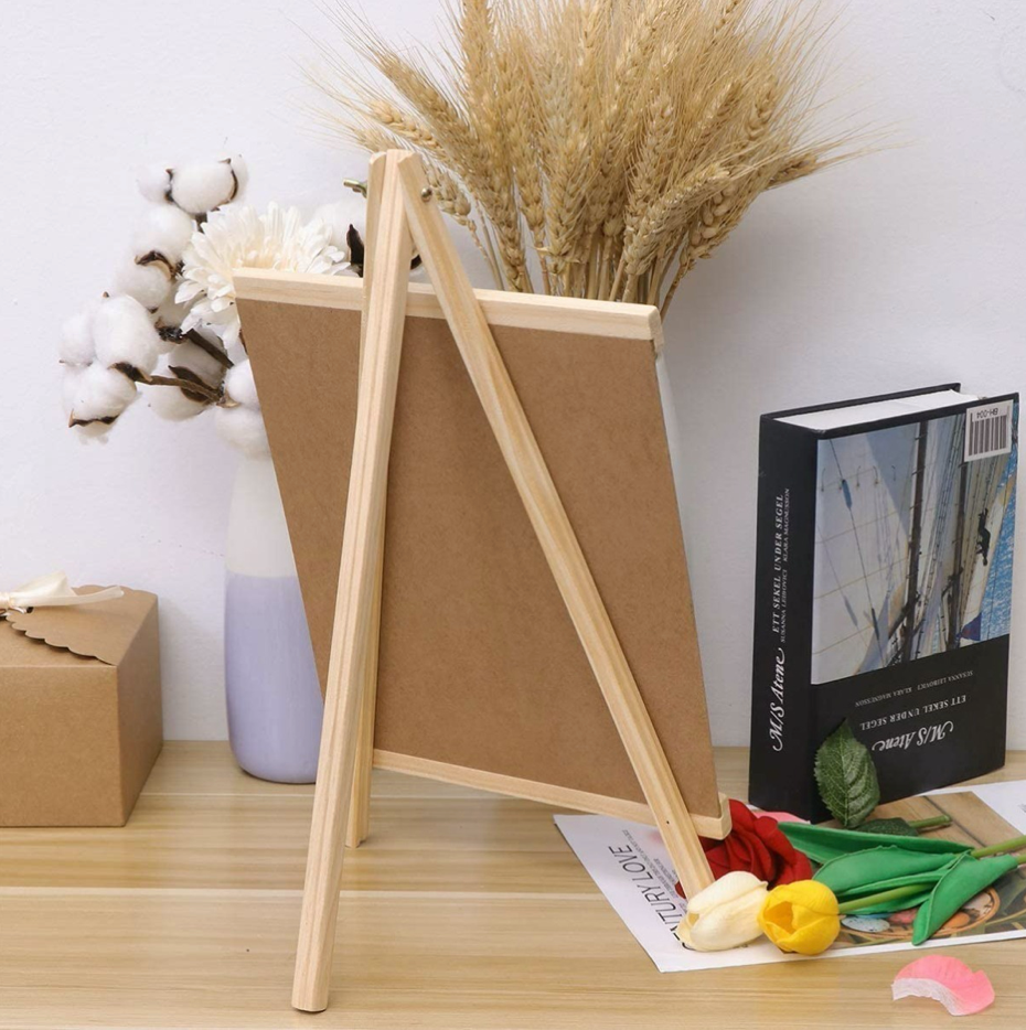 Pizarra de tiza con atril 12x23