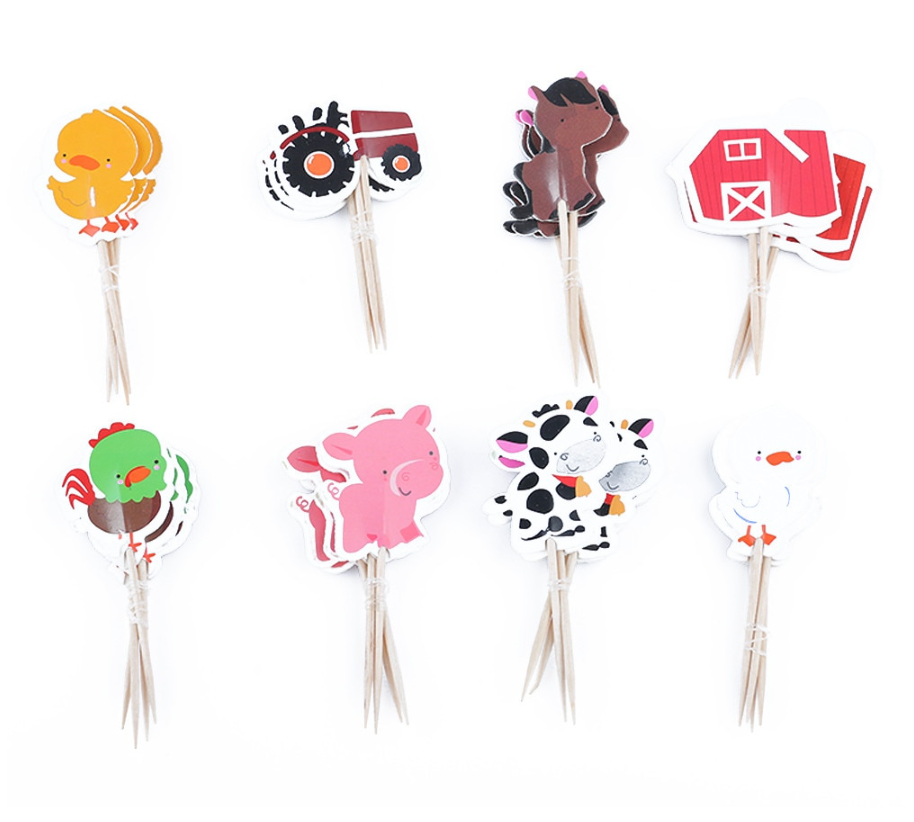 Toppers animales de la granja