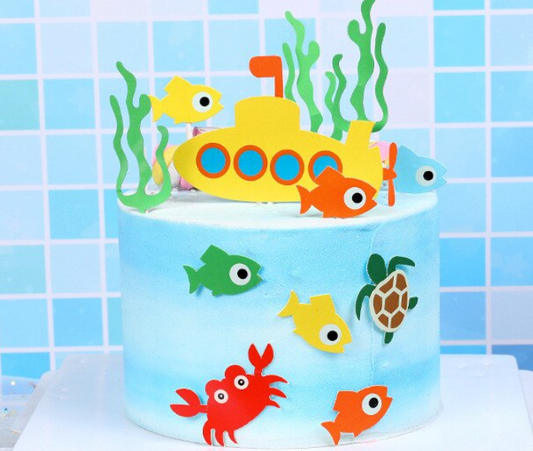 Toppers para torta del mar