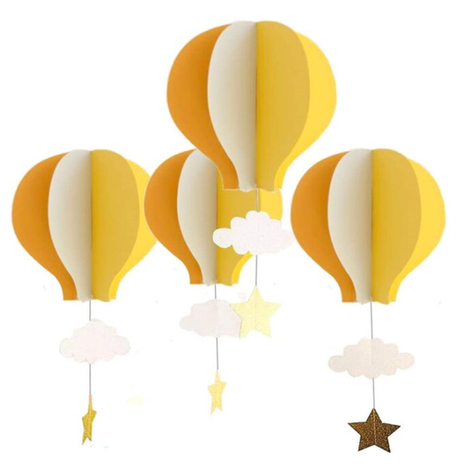 Globos aerostáticos amarillos