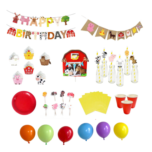 PACK cumpleaños animales de la granja 🐥