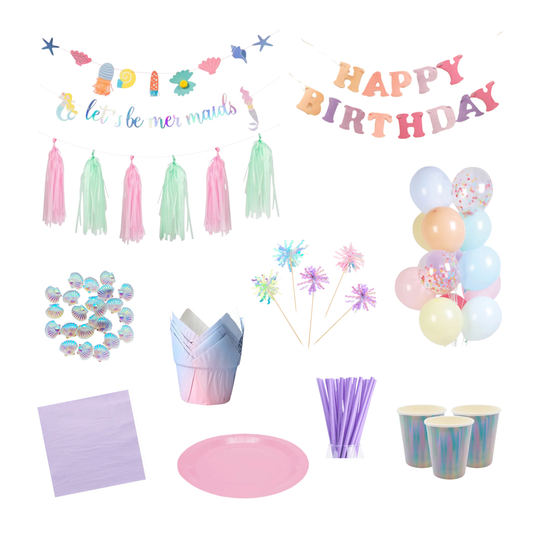 PACK cumpleaños sirenas 🧜‍♀️