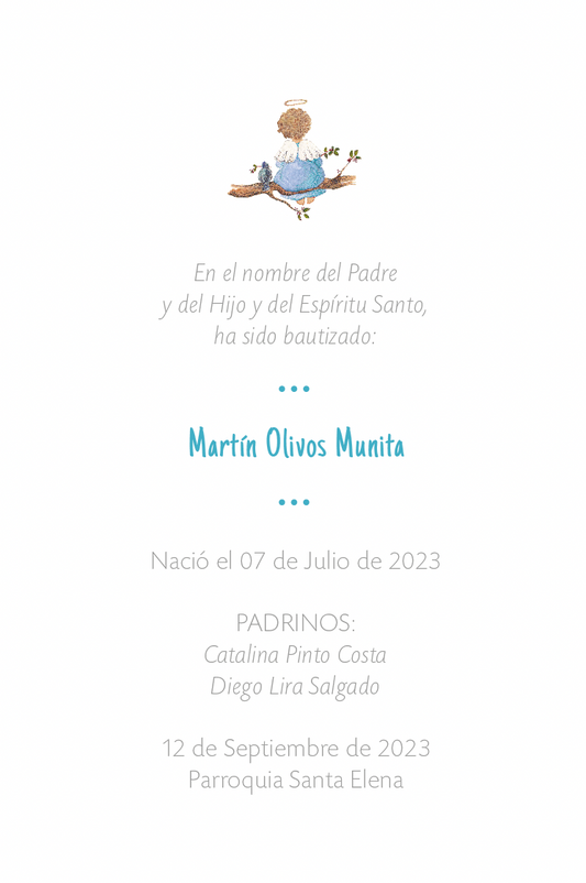 Santito ilustrado por BERNIE Angelito