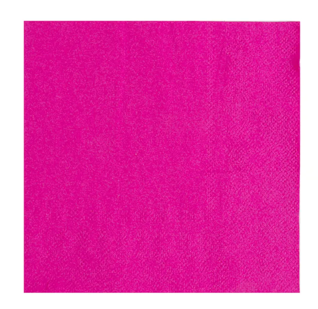 Servilletas de papel fucsia