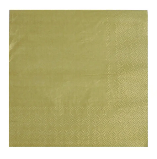 Servilletas de papel dorada