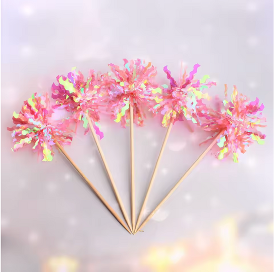 Toppers corales rosados