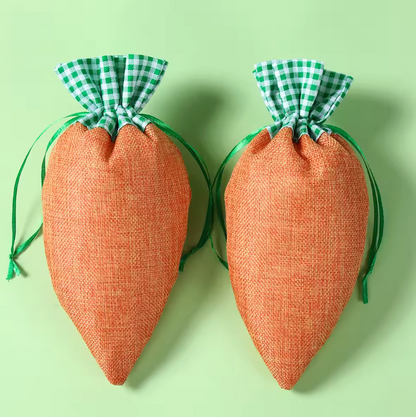 Bolsa zanahoria tela